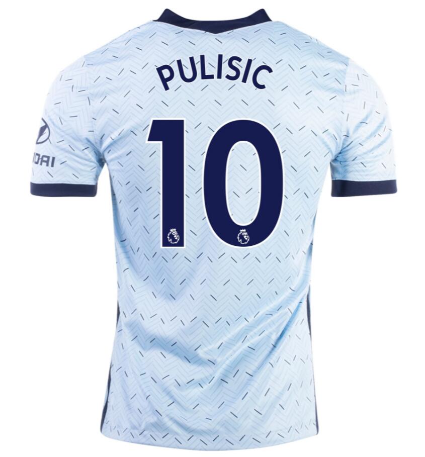 Chelsea Away Kit Soccer Jersey CHRISTIAN PULISIC #10 2020/21